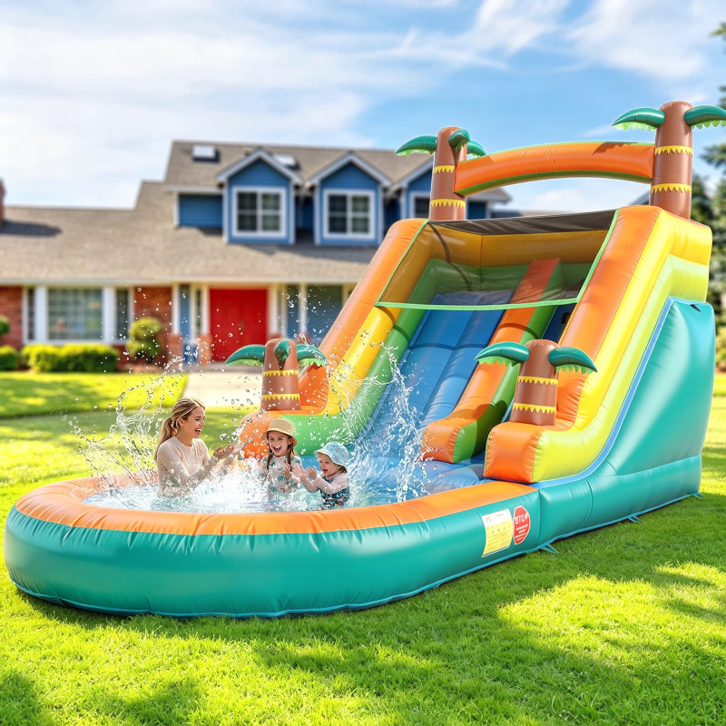 Commercial Inflatable Water Slide PVC 21x9x12FT for Outdoors, Adults…
