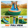 Scivolo d'Acqua Gonfiabile Commerciale in PVC 21x9x12FT per Esterni…