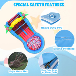 Glider d'eau commercial gonflable en PVC pour l'extérieur à double…