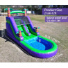 Descenso de agua inflable comercial de PVC para adultos y niños