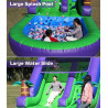 Descenso de agua inflable comercial de PVC para adultos y niños