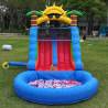 Glider d'eau gonflables commerciaux en PVC à double voie 22x11x12 FT…