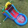 Glider d'eau gonflables commerciaux en PVC à double voie 22x11x12 FT…