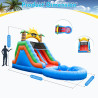 Sillones de agua inflables comerciales de PVC de doble carril de…