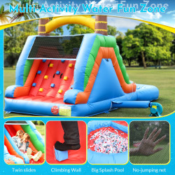 Sillones de agua inflables comerciales de PVC de doble carril de…