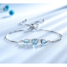 Sterlingsilber-Tennis-Armband für Frauen, hochwertiger Schmuck mit…