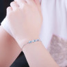 Bracciale Tennis Regolabile in Argento Sterling 925 per Donne…