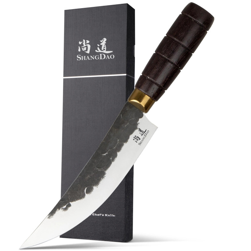 SHANGDAO Kitchen Knife in Stainless Steel butchering Knife with Wood…