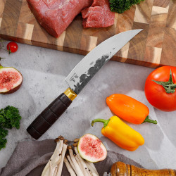 SHANGDAO Kitchen Knife in Stainless Steel butchering Knife with Wood…