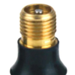 Schwarze Dauerhafte Tubeless-Ventile für Elektro-Tretroller (1 Stück)