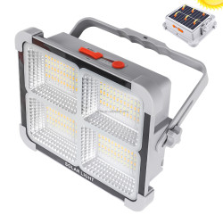 Faro Led Solare da Esterno a Risparmio Energetico 5 Modalità Lampada