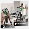 Industrial Rotating Laser Level with 2 Lines and Tripod for…