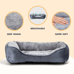 Nobleza XL Large Dog Bed Washable in PP with Anti-Slip Super Soft…