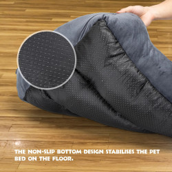 Nobleza XL Large Dog Bed Washable in PP with Anti-Slip Super Soft…