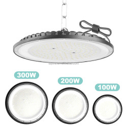 Stock en Allemagne IP65 100W-300W UFO LED Haut éclairage corporel en…