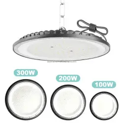 Stock en Allemagne IP65 100W-300W UFO LED Haut éclairage corporel en…