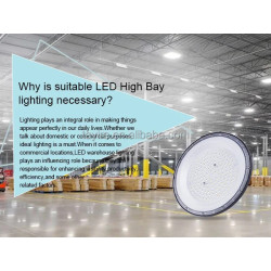 Stock en Alemania IP65 100W-300W UFO LED alta luz cuerpo de aluminio…