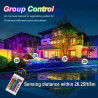 Faro LED RGB de exterior 50W 100W Multicolor con control remoto IP66…