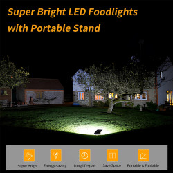 Portable LED Work Light with IP66 Waterproof Support