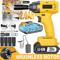 Akku-Impulsschrauber 20V Li-Ion, 320Nm 500W, 1/2 Zoll, für Industrie…