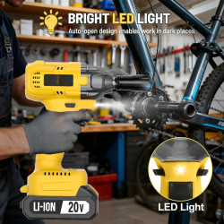 Wireless Impact Wrench 20V Lithium-Ion, 320Nm 500W, 1/2 Inch Drive…