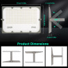 Proiettore LED Impermeabile IP66 ad Alta Luminosità 6500K da…
