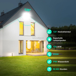 Proiettore LED Impermeabile IP66 ad Alta Luminosità 6500K da…