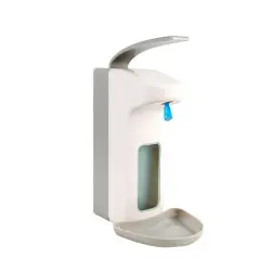 Dispensador doble de jabón y desinfectante para manos en plástico…