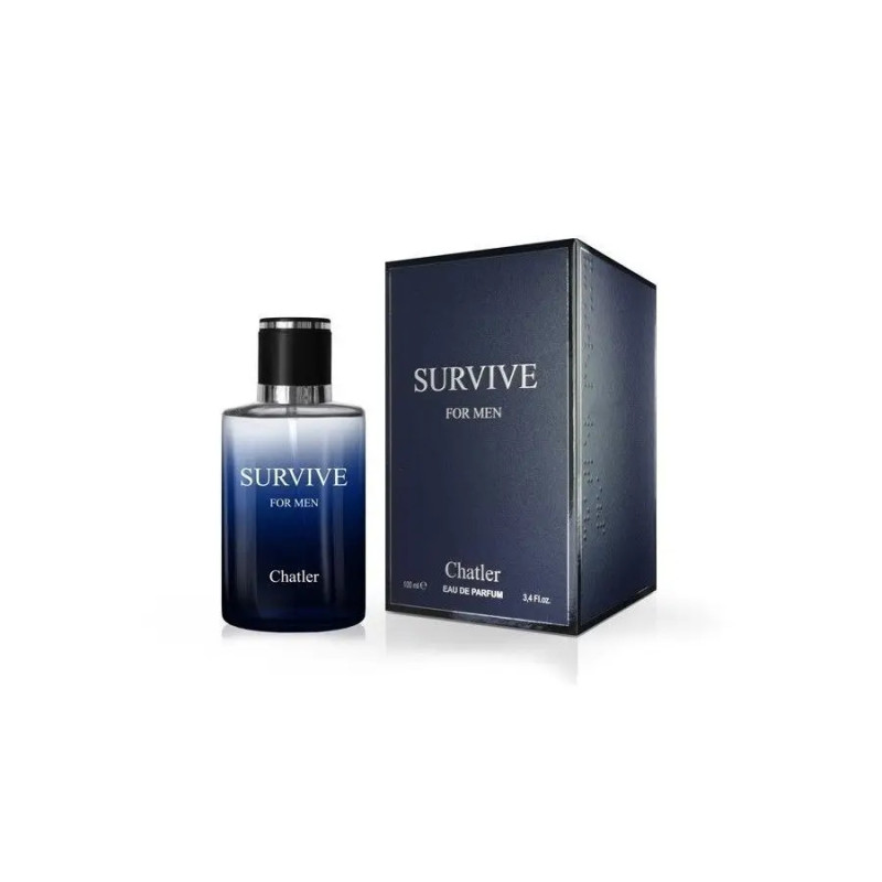Survive Men Eau de Cologne 100ml by Chatler for Men