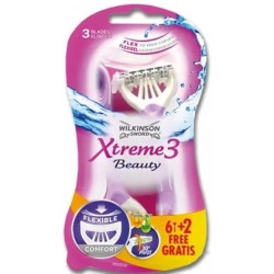 Wilkinson Sword Xtreme3 Beauty Comfort Disposable Razors - 8 Pack