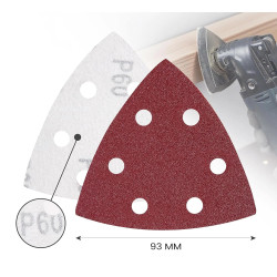 24H Shipping from DE Warehouse: 60 Delta Triangular Abrasive Sheets…