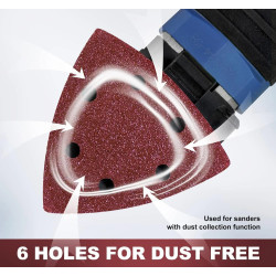 24H Shipping from DE Warehouse: 60 Delta Triangular Abrasive Sheets…