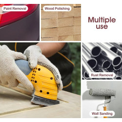 24H Shipping from DE Warehouse: 60 Delta Triangular Abrasive Sheets…