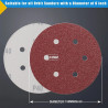 DE Warehouse 24/7 Free Shipping 100 Piece 6 Hole Sanding Pads 150mm…