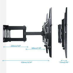 Soporte de pared angular para televisores articulados de 32 a 65…