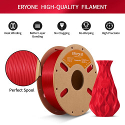 Standard PLA Filament for 3D Printing, 1.75 mm Dia., Adjustable