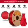 Standard PLA Filament for 3D Printing, 1.75 mm Dia., Adjustable