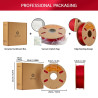 Standard PLA Filament for 3D Printing, 1.75 mm Dia., Adjustable