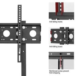 High Floor Universal Mount for 32-65'' LED LCD Flat Screen TV