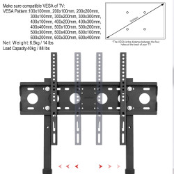 High Floor Universal Mount for 32-65'' LED LCD Flat Screen TV