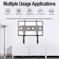 High Floor Universal Mount for 32-65'' LED LCD Flat Screen TV