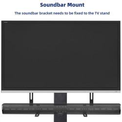 Universal TV Mount for Soundbar Below TV