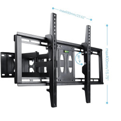 Support mural pour TV avec bras double pour écrans plats de 32 à 65…