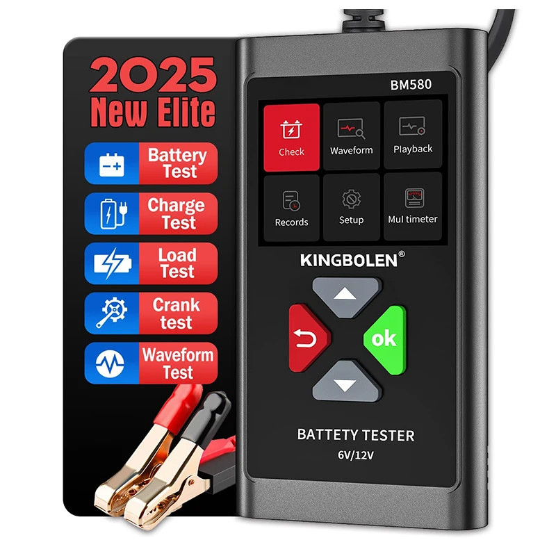 Kingbolen BM580 6V 12V Battery Tester for Auto Warehouse