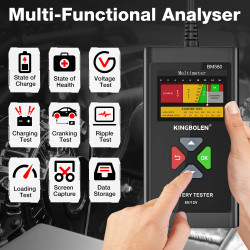 Kingbolen BM580 6V 12V Battery Tester for Auto Warehouse