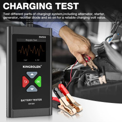 킹볼레 BM580 6V 12V 자동차 배터리 전압 테스트기