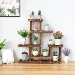 Supporto per piante in legno per interno ed esterno