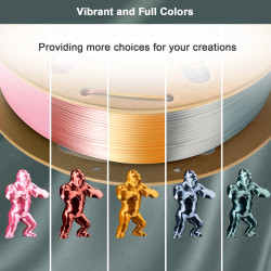 ERYONE Silk PLA Filament Colored 1.75MM with Printing Service -…