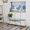 Universal Standing TV Stand for 32-65 Inches with Height Adjustment