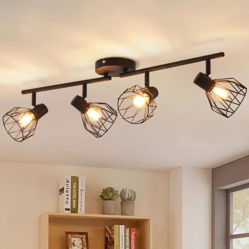 Lampe à Suspendre de Haute Qualité avec 4 Bougies, Design…
